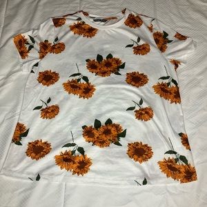 Shein sunflower tee shirt